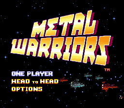 Metal Warriors (USA) Title Screen